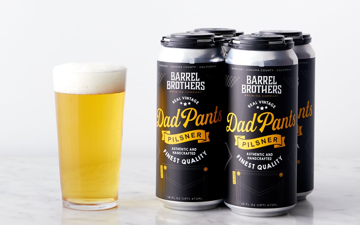 Dad Pants Pilsner Barrel Brothers Brewing Company SF Bay Good Eggs